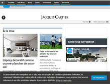 Tablet Screenshot of lejacquescartier.com